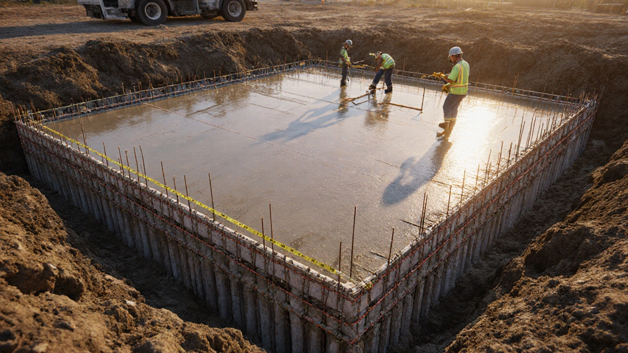 Как правильно рассчитать количество бетона на фундамент: точная формула и практические советы