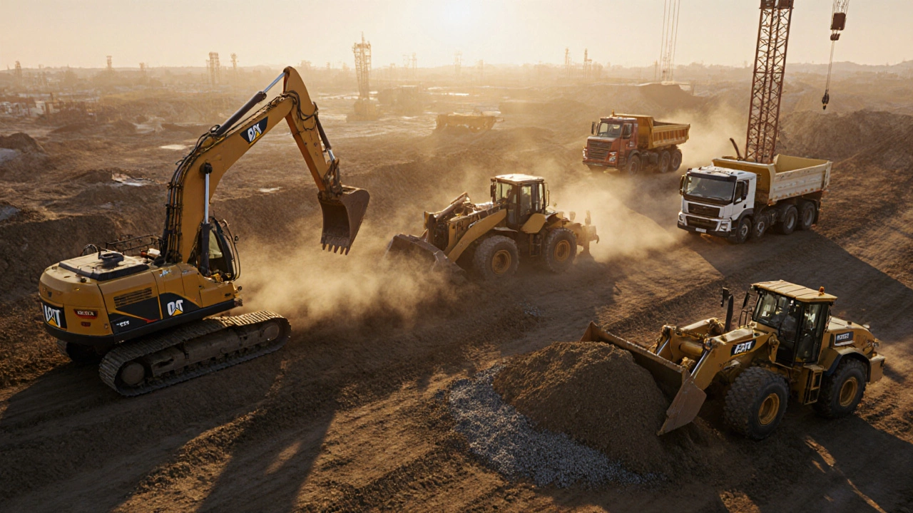 Виды строительной спецтехники: обзор, функции и выбор