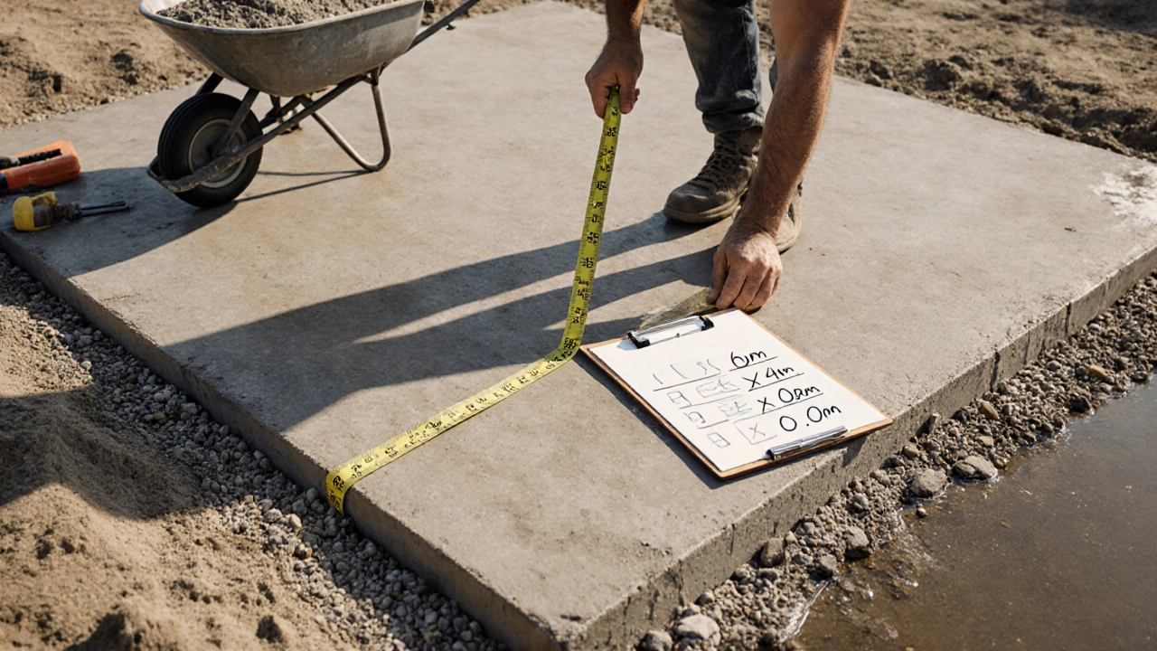Как рассчитать количество бетона для заливки пола: простая формула и практические советы