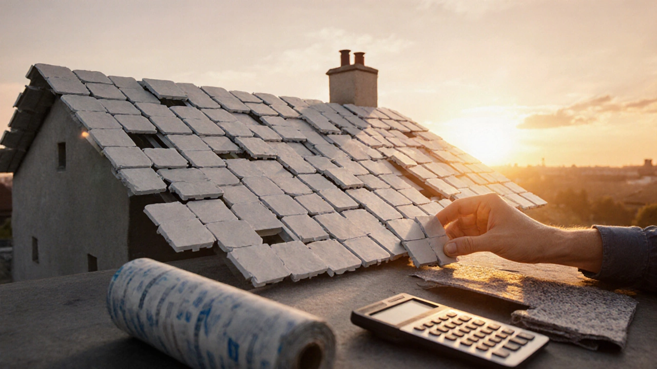 Крыша как пазл из квадратов, один из которых вставляется в последний момент.