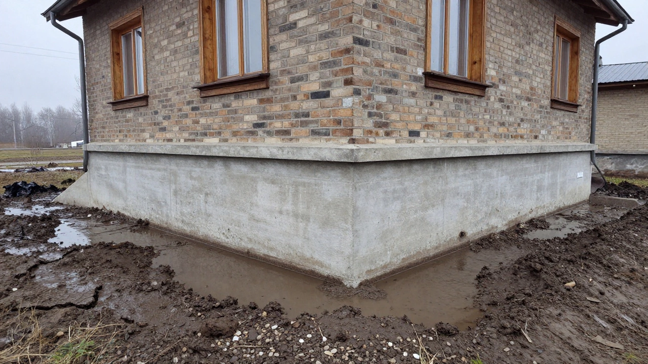 Какой высоты должен быть фундамент для одноэтажного дома?