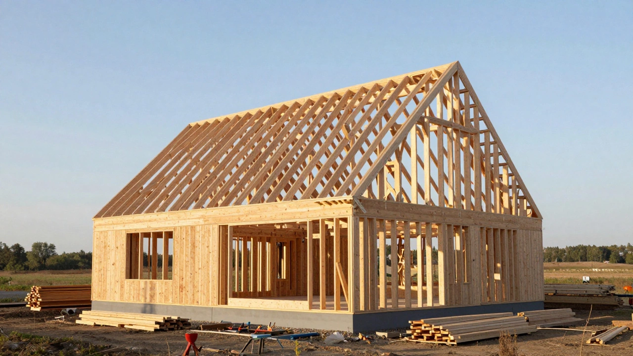 Оптимальный угол наклона двускатной крыши: как выбрать и рассчитать